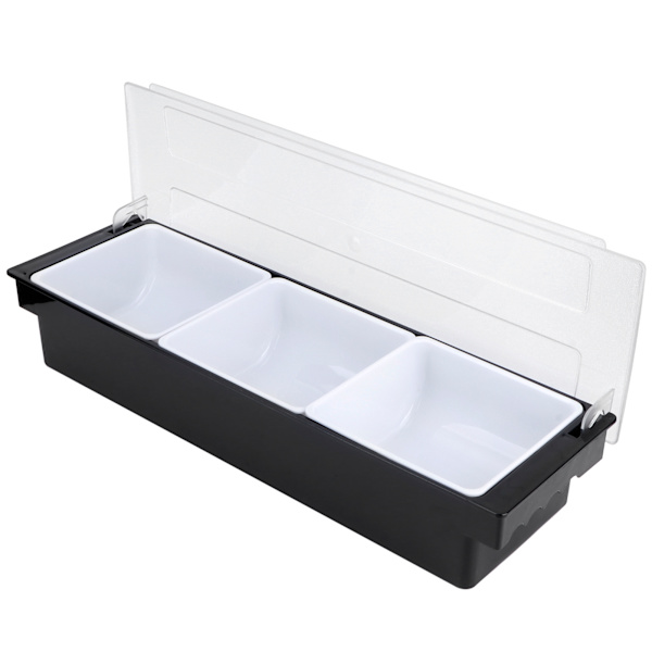 Kryddbox med lock, bar kryddhållare fruktskål