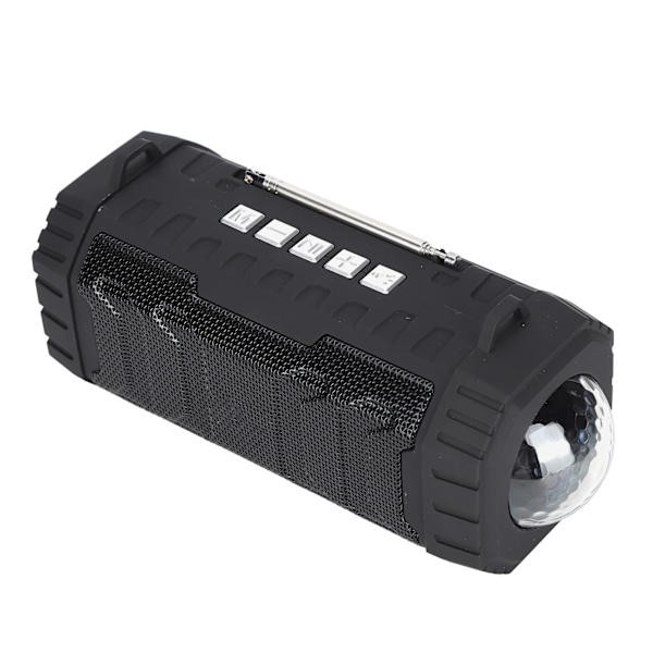 AK-335 Bluetooth-högtalare med färgglatt LED-ljus FM Bärbar Trådlös Bluetooth-högtalare