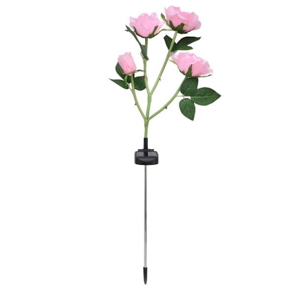 Solrosljus 4 huvud IP65 Vattentät Dekorativ LED-blomma