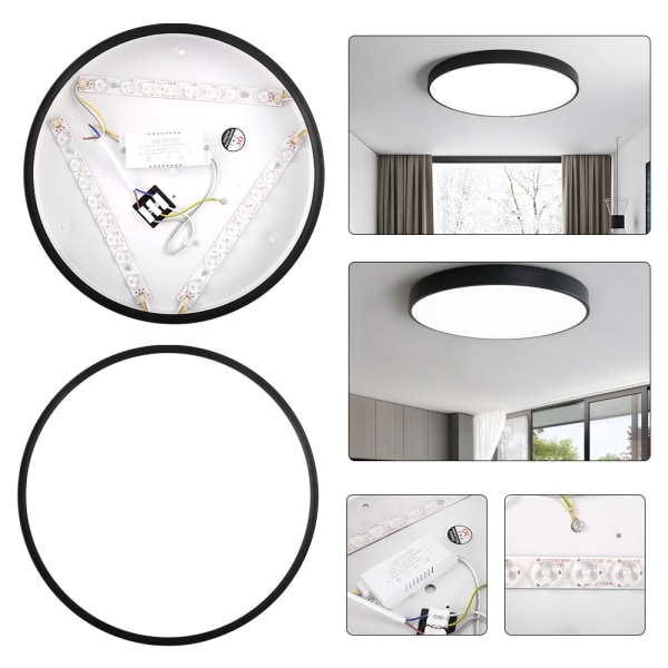 85&#8209;265V 18W LED-taklampa Downlight Rund Infälld