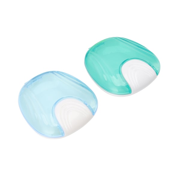 Chic Förvaringsask för Tandställning, Hållbar Design med Ventilationshål för Fräsch Förvaring av Aligners, 5 st Små i Delikata Ljusa Färger Inkluderar Borste och Chewie