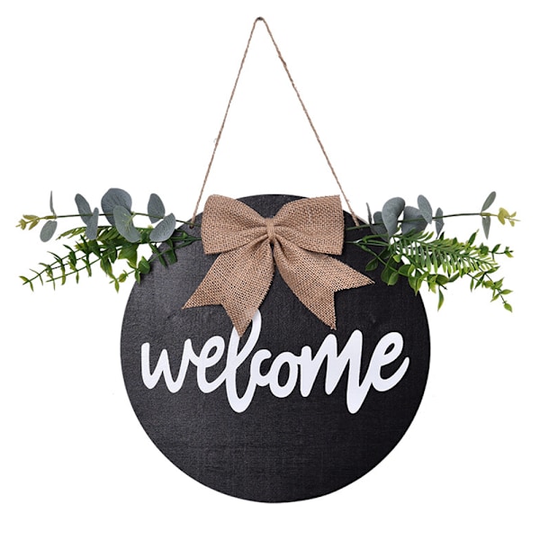 Welcome Wreaths for Front Door | Farmhouse Welcome Sign for