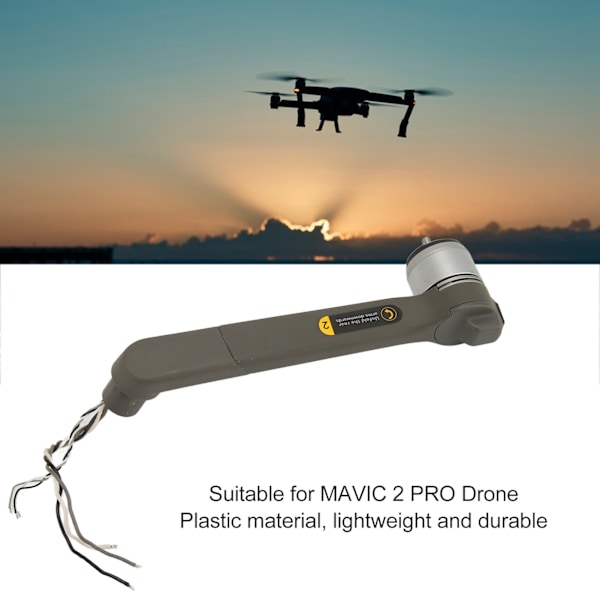Bakre Motorarm Ersättning för MAVIC 2 PRO Plast Motorarm Montering Drönare Reservdel Vänster Bakre Motorarm