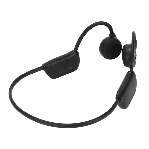 Benledningshörlurar, ergonomiskt utformade för komfort hela dagen, trådlös Bluetooth med högkvalitativt ljud (svart)