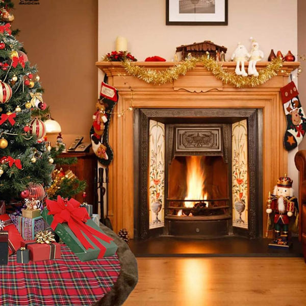 Weihnachtsbaum-Rock mit rundem Rand für Weihnachten,