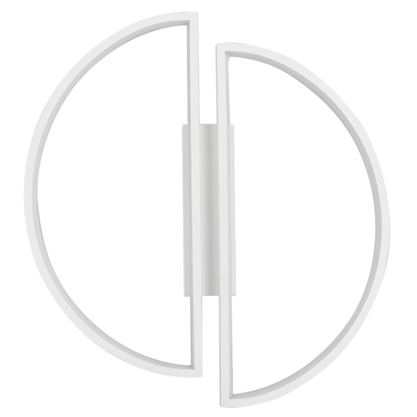 Taklampa 2-sidig halvcirkelformad design modern minimalistisk