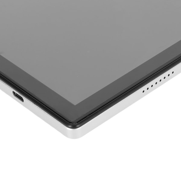 2 i 1 Tablet 10,1 Tum för Android 12 med Tangentbord 8-Kärnig CPU 8GB 256GB 5G WIFI Stöder Snabbladdning Tablet 100‑240V Vit EU-Kontakt