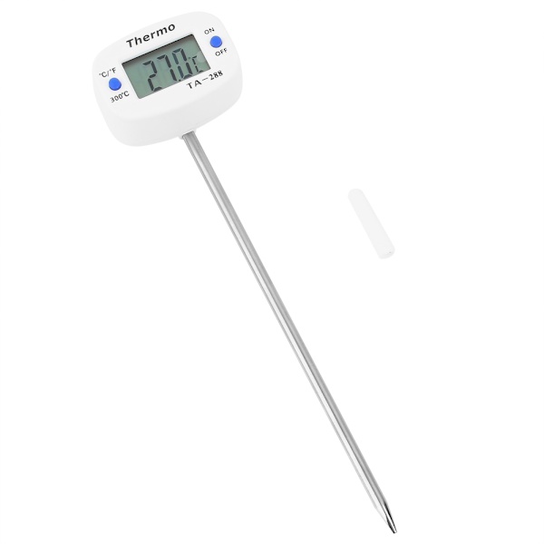 LCD-mattermometer för mat, sond, kök, matlagning, grill, mjölktemperatur