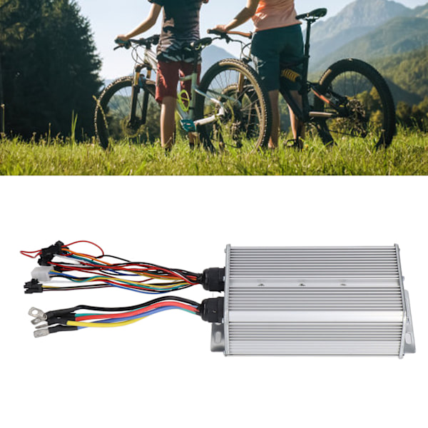Elektrisk Fordonskontroller, Självlärande Funktion Dubbelläge 18 Rör Sinusvåg Kontroller med SM-kontakt för 48V 52V 60V 72V Elcyklar
