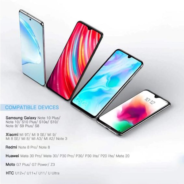 Snabbladdare 20W för Samsung USB-C + 1M USB C-kabel Vit one size