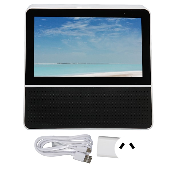Dubbelskärmsöversättare 2.4 5G Dual WiFi Bluetooth Dubbel 7-tums Synkroniserad Pekskärmsöversättare 100‑240V AU-kontakt