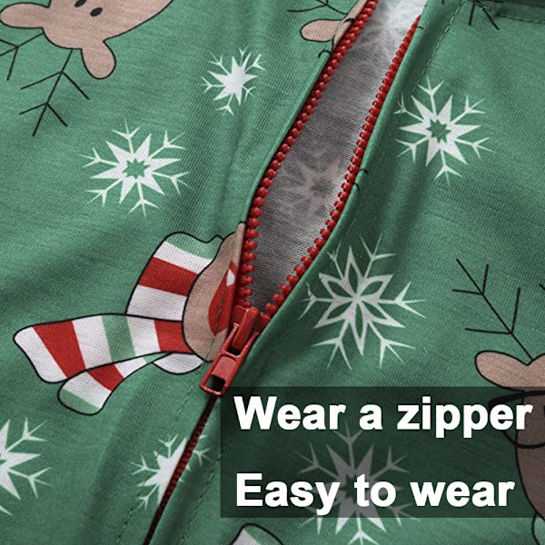 Family Matching Onesie Pajamas Christmas One Piece Fleece