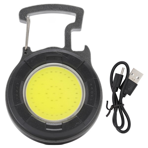COB Nyckelring Arbetslampa, Nödlampa med Infällbar Nyckelring, Mini Nyckelring Ficklampor för Camping, Nödsituationer, Vattentät och Hållbar för Utomhusbruk