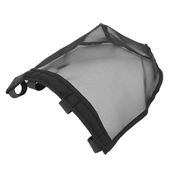 Skyddande flugmask för häst, fint nätmaterial andas nätskydd förhindrar dammstörning för en stressfri ridtur, bekväm och användarvänlig (L)