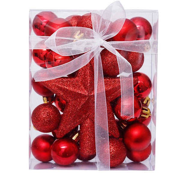30 PCS Christmas Balls Ornaments Christmas Ball Set 3cm/1.18"