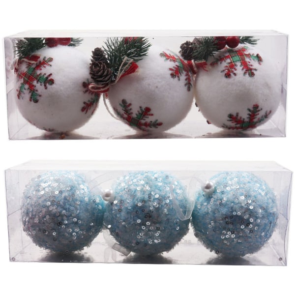 Christmas Ornaments, Christmas Ball Ornament Set for Xmas