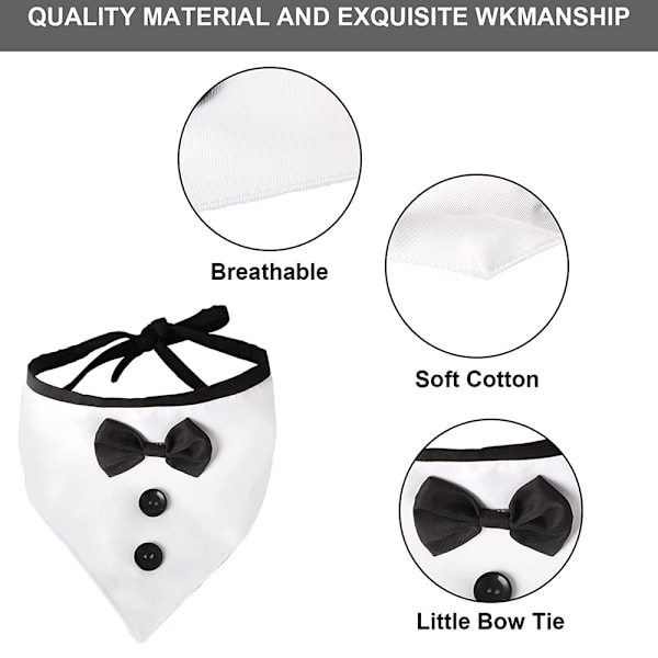 Dog Bandana Pet Triangle Bibs Scarfs Adjustable Collar