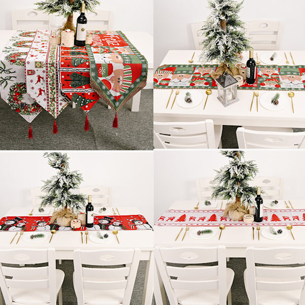 Christmas Table Runner , for Christmas Eve Family