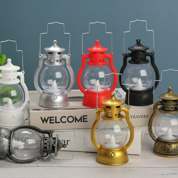 Mini Lanterns 2-Pcs LED Small Lanterns Indoor Lanterns