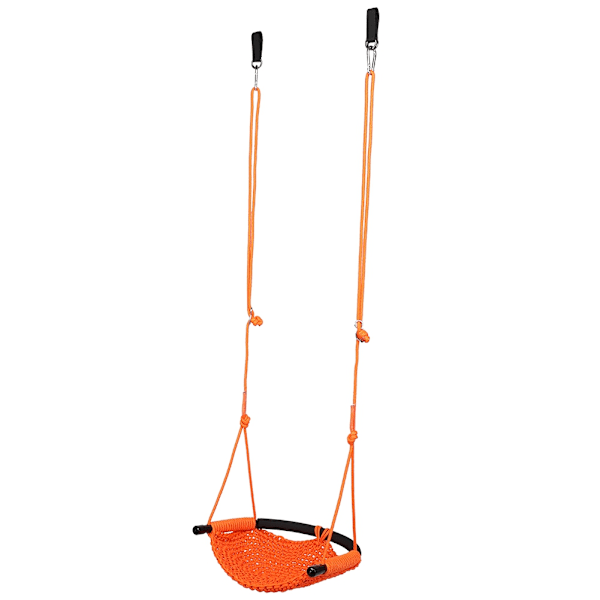 Inomhus Utomhus Gungsits, Halkfri Yta För Säker Lek, Kraftig Justerbar Höjd Design, Portabelt Och Bekvämt Material Som Andas (Orange)