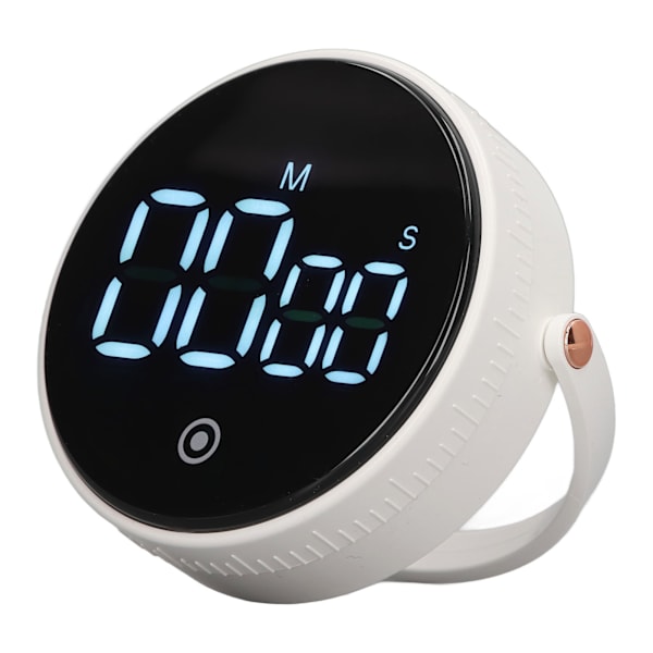 Digital Köktimer Magnetisk Stor LED-Skärm Barn Klassrum Nedräkning Justerbar Volym för Matlagning Fitness Vit
