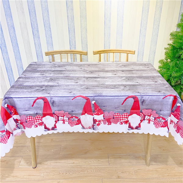 Christmas Table Cloth, Decorative Fabric Table Cover for