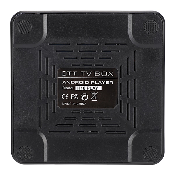 H10+ Net Player Internet TV-box Dubbelfrekvens Digital Display för Android 9.0 100–240V 2+16 AU-kontakt