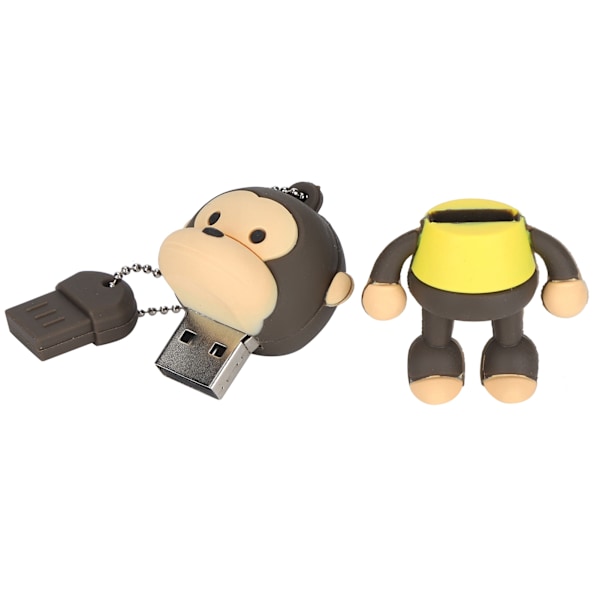 USB-minne Intressant Tecknad Apa Portabel Lagring Minne Sticka för PC Tablet 8GB
