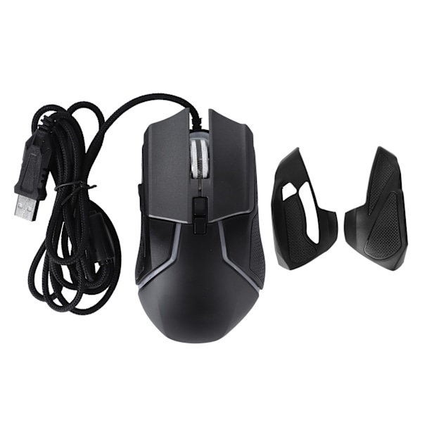 Gamingmus Justerbar DPI Mekanisk Ergonomisk RGB-belysning Trådbundna Möss för Gamer Desktop Laptop