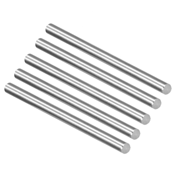 5 st. Rostfritt Stål Rund Stång Rak Axel Bar 6mm Tillbehörssats Kit för Robot Leksak DIY4100-0006-0100