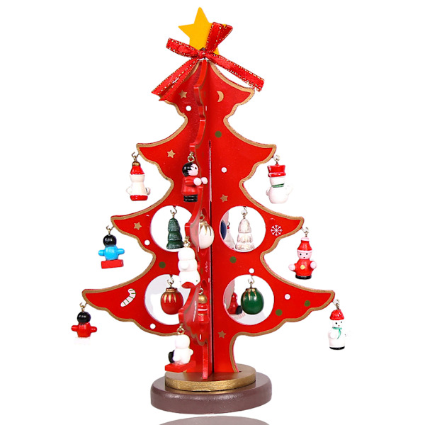 Artificial Christmas Trees Decorations Wooden Christmas Tree