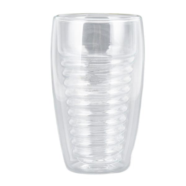 Dubbelväggig Glaskaffekopp 320ml Hög Temperaturbeständighet