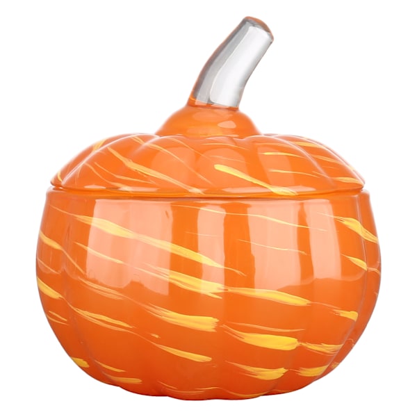 [通拓商品]Tooarts Glas Pumpa Burk Godisburk Multifunktionell Förvaringsburk Skrivbordsförvaring Bröllopsdekoration Hushållsprodukt Halloweenpresent
