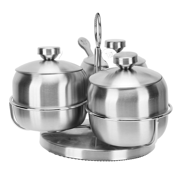 Kryddburk set innovativ roterande kryddsalt