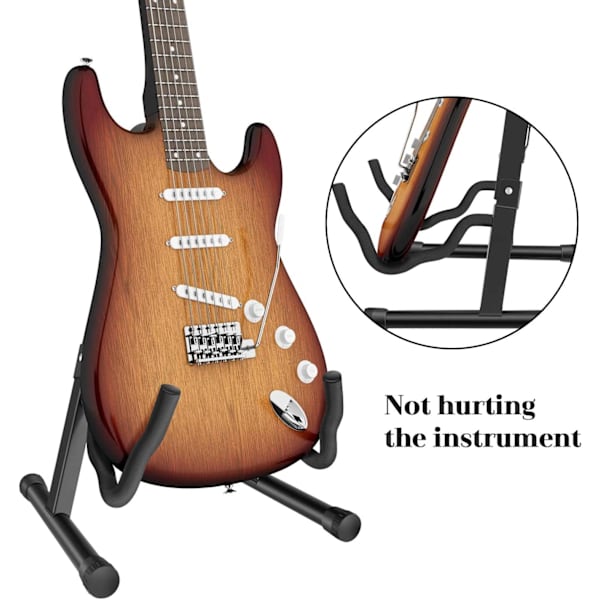 Hopfällbart gitarrställ för akustisk/klassisk/elektrisk gitarr