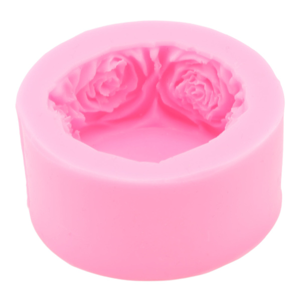 Rosblomma kakform silikon DIY chokladtårta dekoration