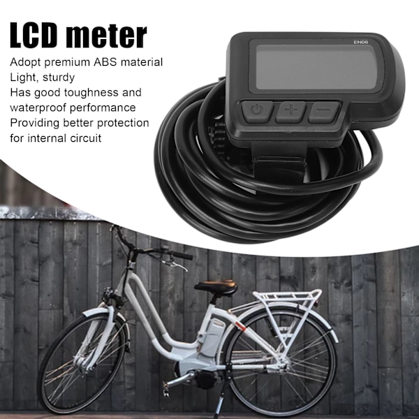 Elektrisk Scooter Controller Kit, 24V 36V 48V Sinusvåg Controller Med Vattentät LCD-mätare Och Bakgrundsbelysning För Lågt Ljud Och Hållbar Prestanda
