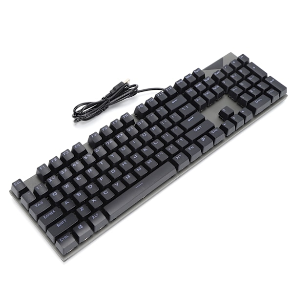 Mekaniskt tangentbord trådbundet gaming bakgrundsbelysning ultratunt USB-tangentbord för stationära PC-spel kontor