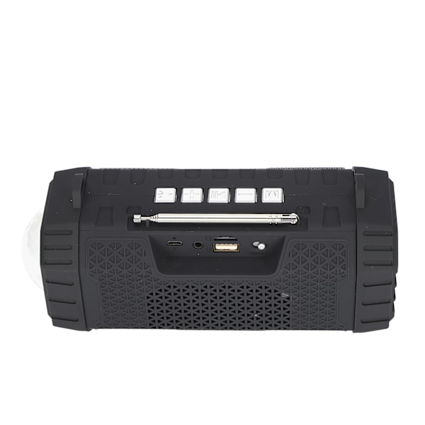 AK-335 Bluetooth-högtalare med färgglatt LED-ljus FM Bärbar Trådlös Bluetooth-högtalare