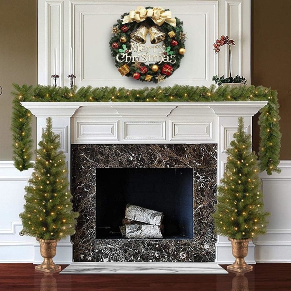 Guirlande de Noël 30CM Guirlande de Sapin Décoration Noël