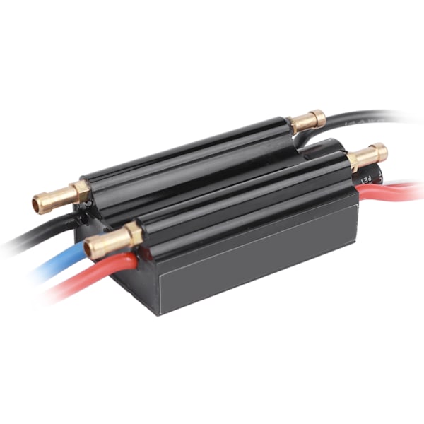 Avancerat RC-båthastighetskontrollsystem, 60A RC-båt ESC med metallskal för oöverträffad hållbarhet, nya kretsdesigner inbyggd Bec-switch Super