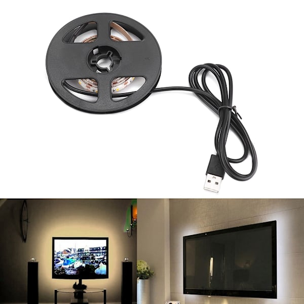 LED-TV-bakgrundsbelysning med USB-hyllbelysning TV-bakgrundsbelysningsremsa