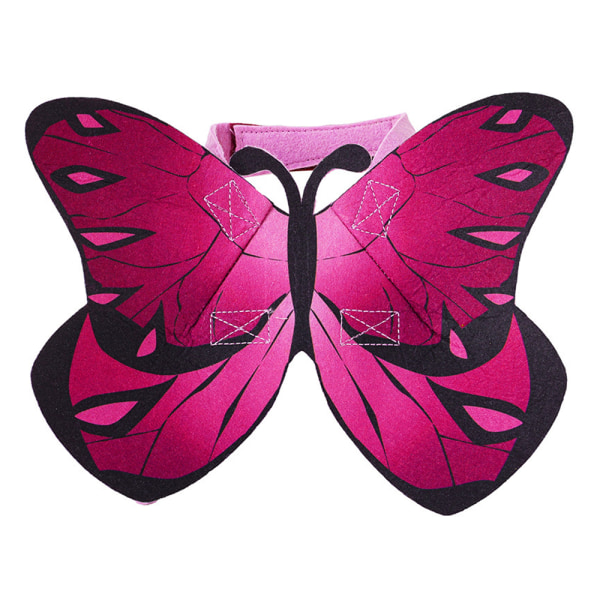 Printed fjäril förvandlas till intressanta flerfärgskläder