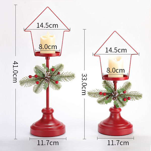 Candlesticks, Christmas Candlesticks, Can Be Used to Decorate