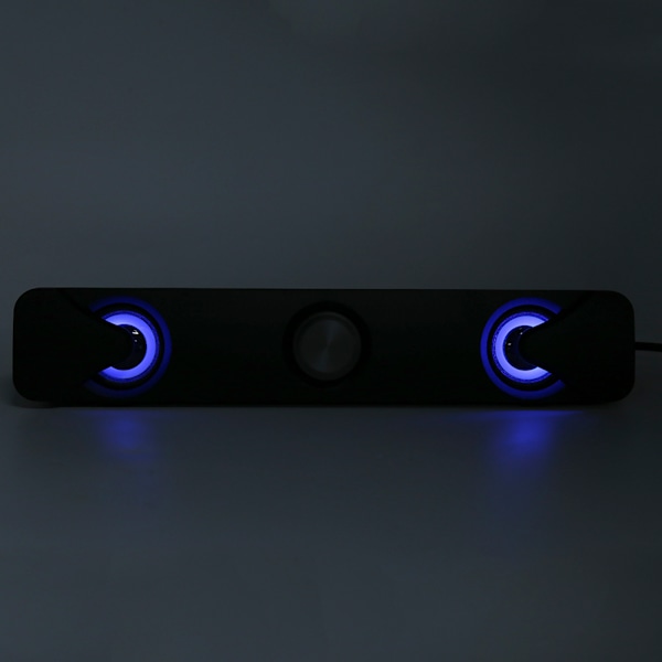 SADA V‑110 Trådbunden Tung Bas Hem Soundbar Skrivbord Liten Subwoofer Högtalare Svart