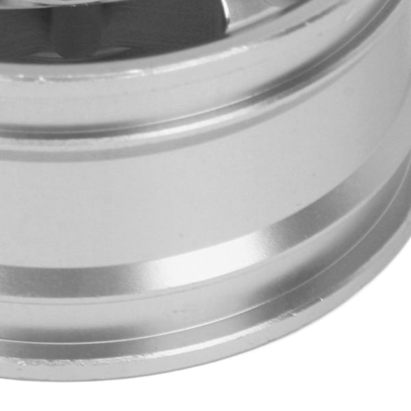 4 st RC Hjulnav Återanvändbar CNC-bearbetning Aluminiumlegering RC Hjul Fälgar för 1/10 RC Biltillbehör Silver