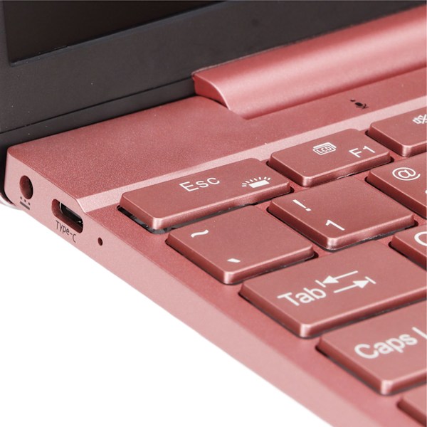 14in Ultratunn Laptop 8G RAM 128GB SSD Quad Core IPS HD-Skärm 1920x1080 WIFI Bakgrundsbelyst Tangentbord Rosa Laptops 100‑240V EU-Kontakt