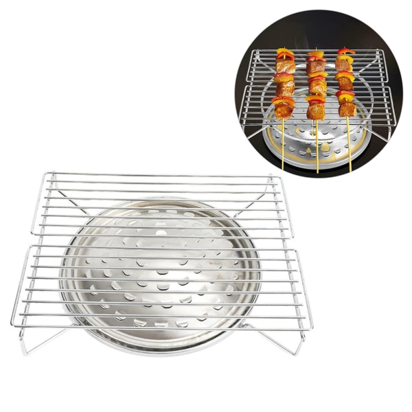 Bärbar gasgrill för bordsskiva, inomhus