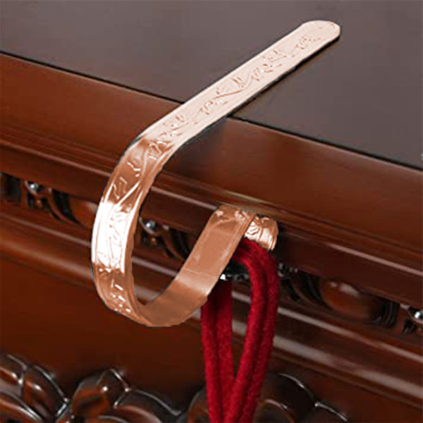 Christmas Hooks for Stockings,Socking Holders Set Metal,Safty