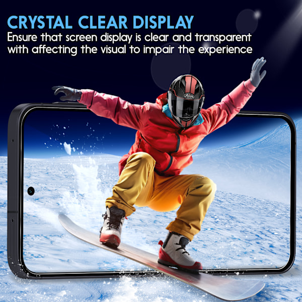 Samsung A55 Skärmskydd Privacy 2-Pack & Kamera Linsskydd - 9H Härdat Glas